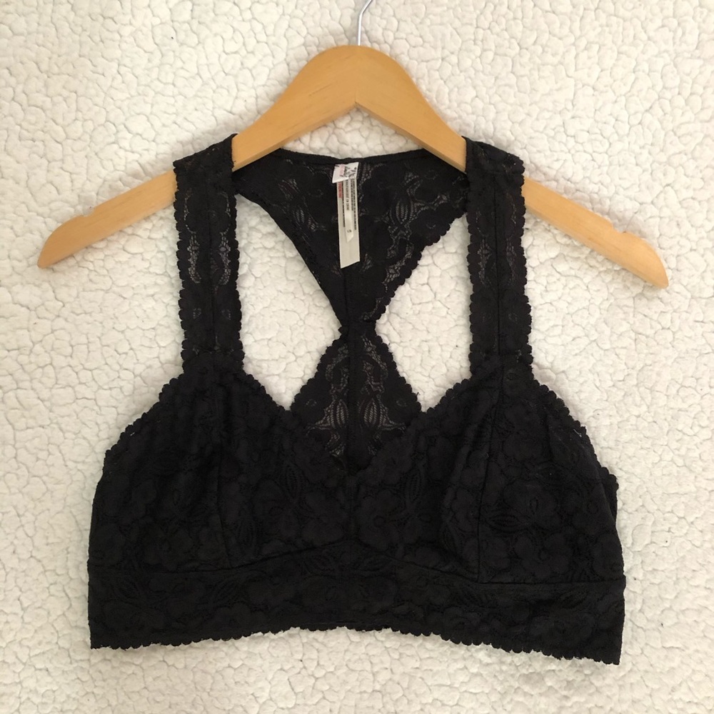 Free People Intimately galloon lace racerback bra